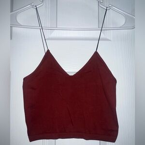 Nikibiki burgundy tank top